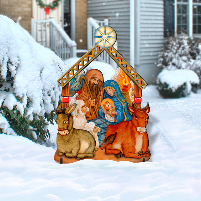 The Holiday Aisle® Nativity Lawn Art & Reviews Wayfair Canada